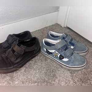 2 pairs of vans both size 12